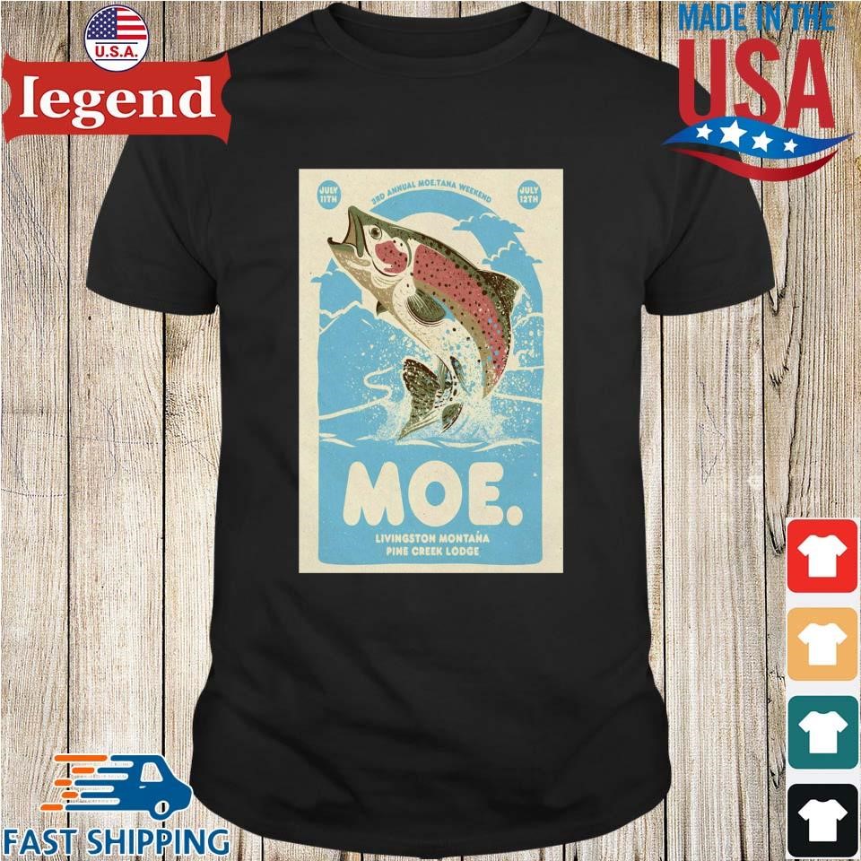 Moe Livingston Montana Pine Creek Lodge July 11-12 2025 Tour Shirt