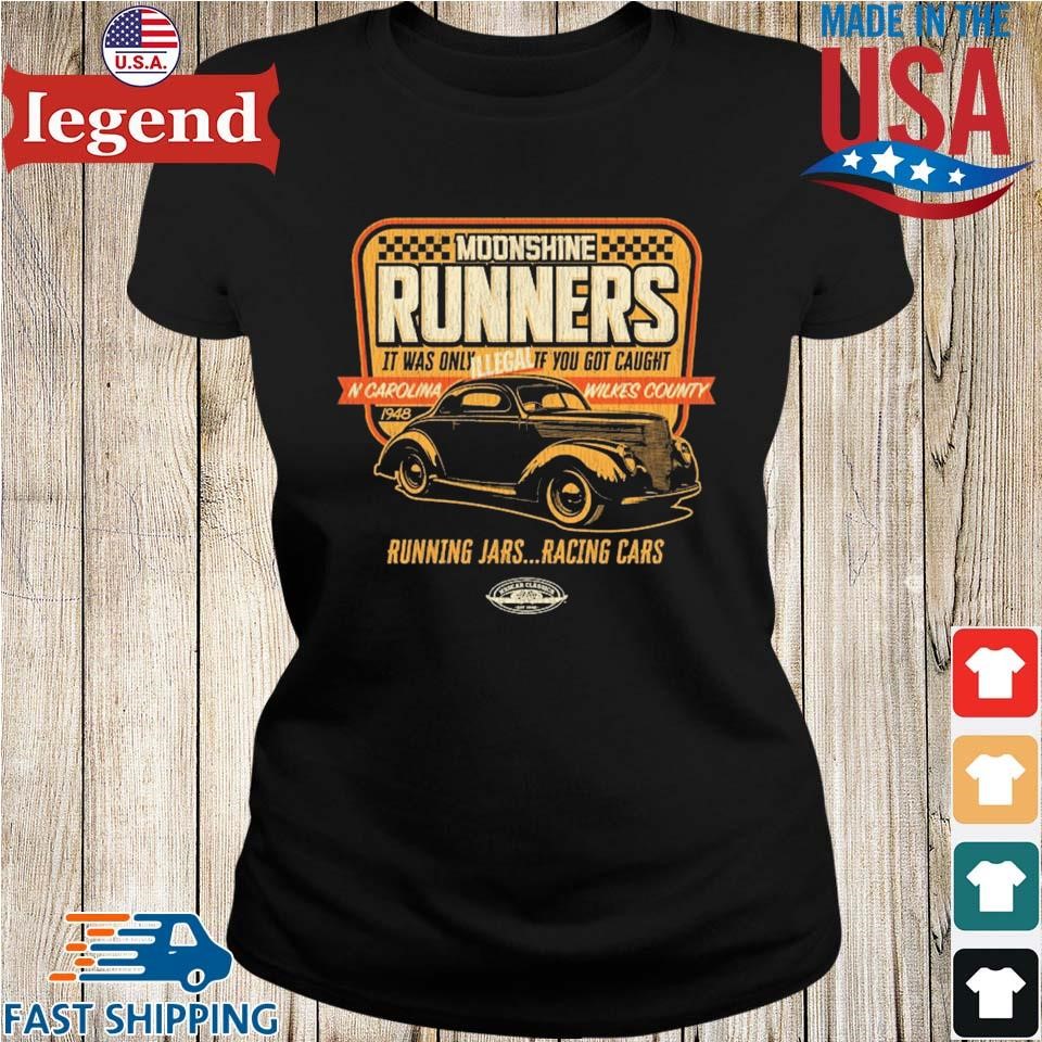 NASCAR Checkered Flag Sports Black Moonshine Runners Ladies