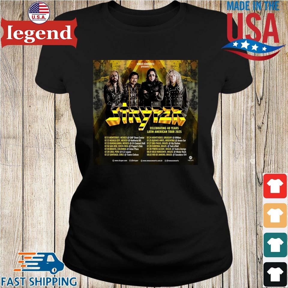Stryper Celebrating 40 Years Latin American Tour 2025 Ladies