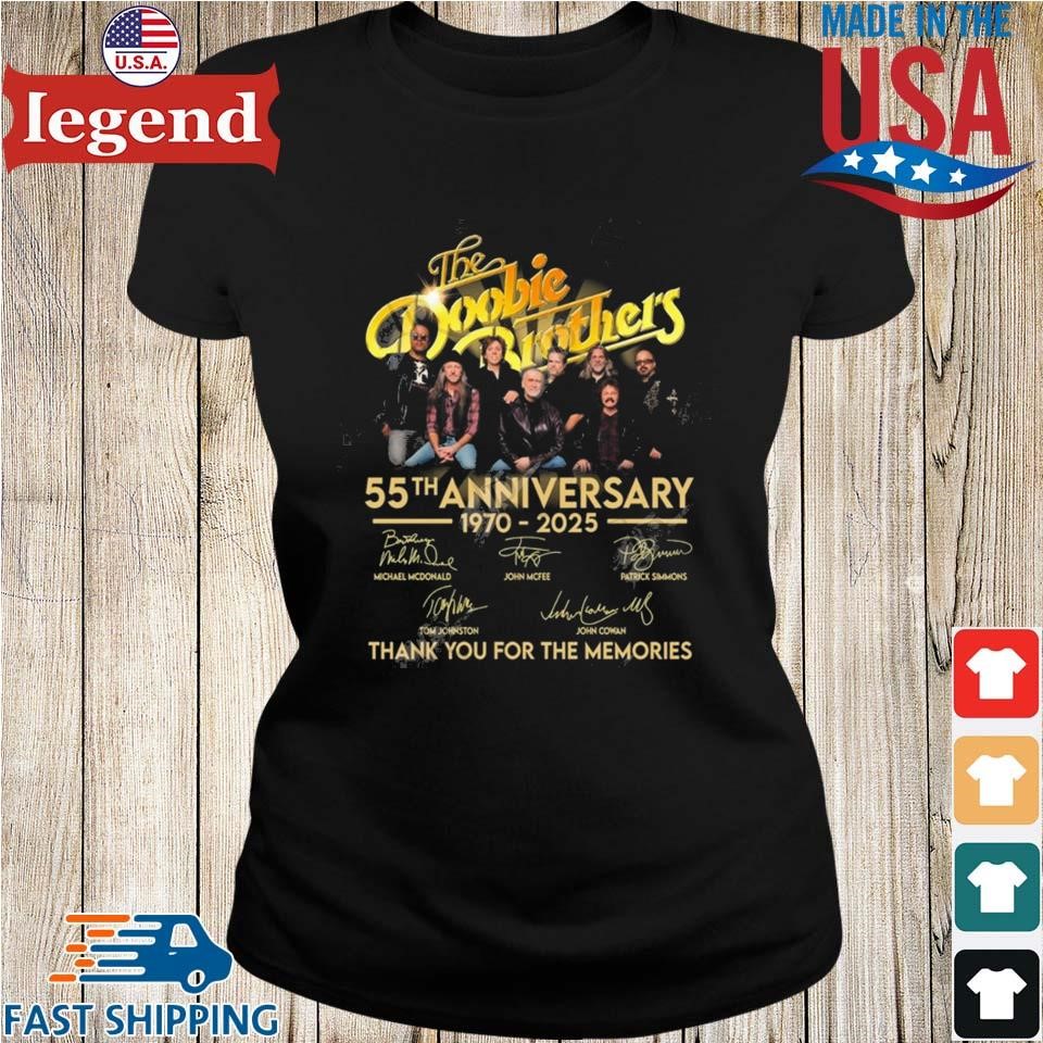 The Doobie Brothers 55th Anniversary 1970-2025 Thank You For The Memories Signatures Ladies