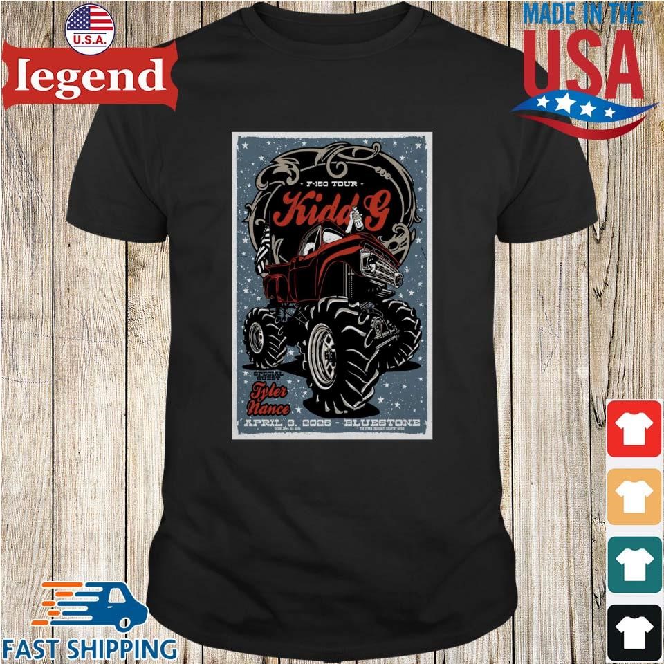 The Kidd G At The Bluestone In Columbus, OH On April 3 2025 Tour Shirt