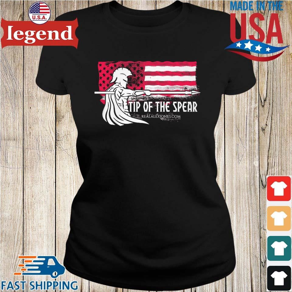 Tip Of The Spear Spartans American Flag Ladies