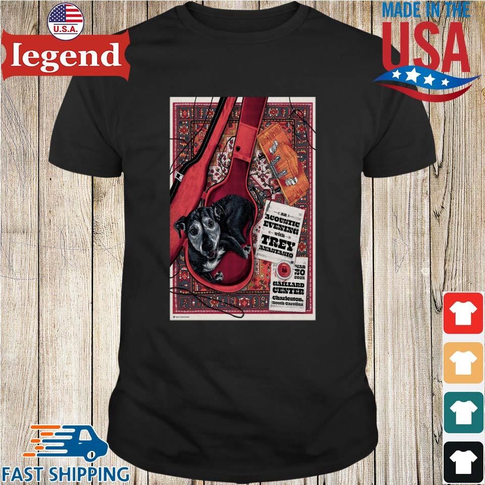 Trey Anastasio March 30 2025 Gaillard Center Charleston, SC Concert Shirt