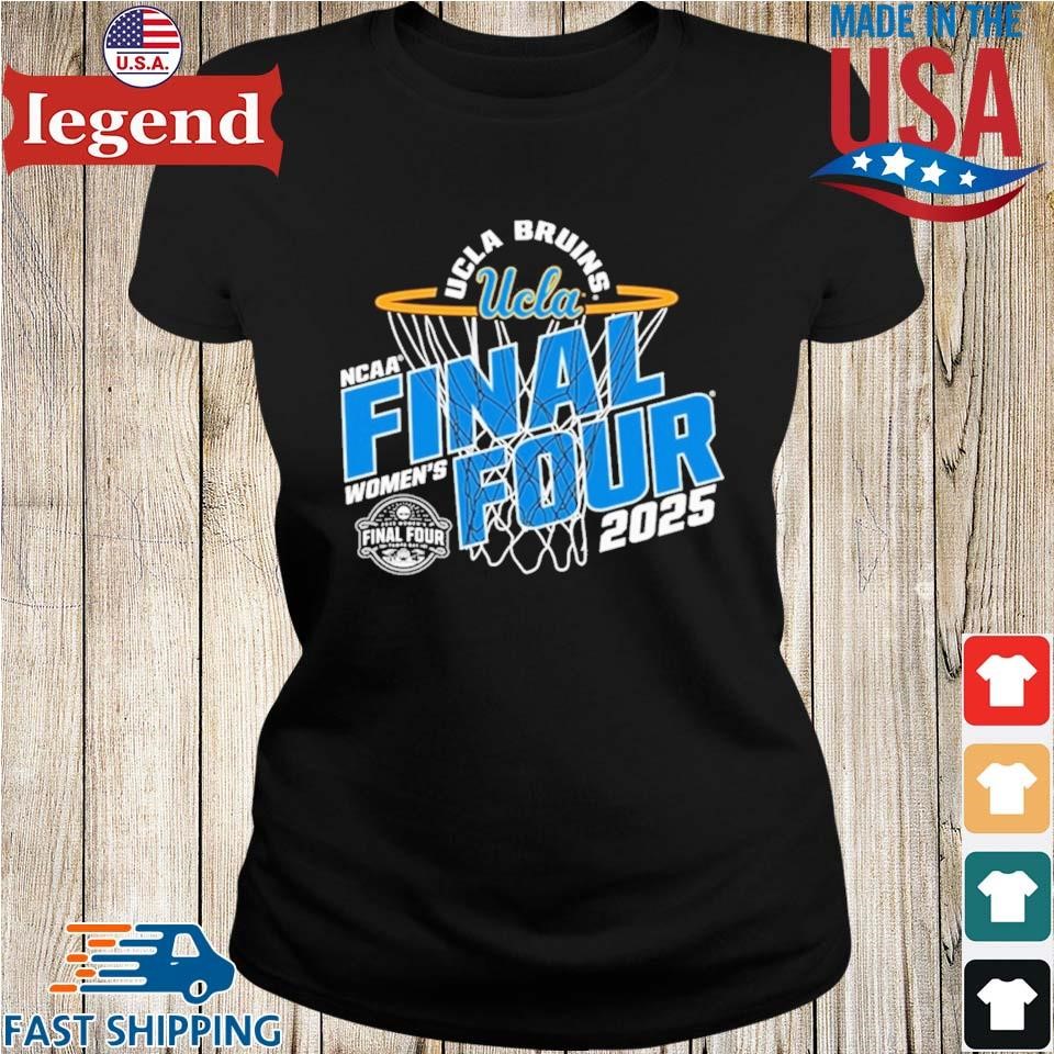 UCLA Bruins 2025 NCAA Women's Basketball Final Four Logo Black Ladies