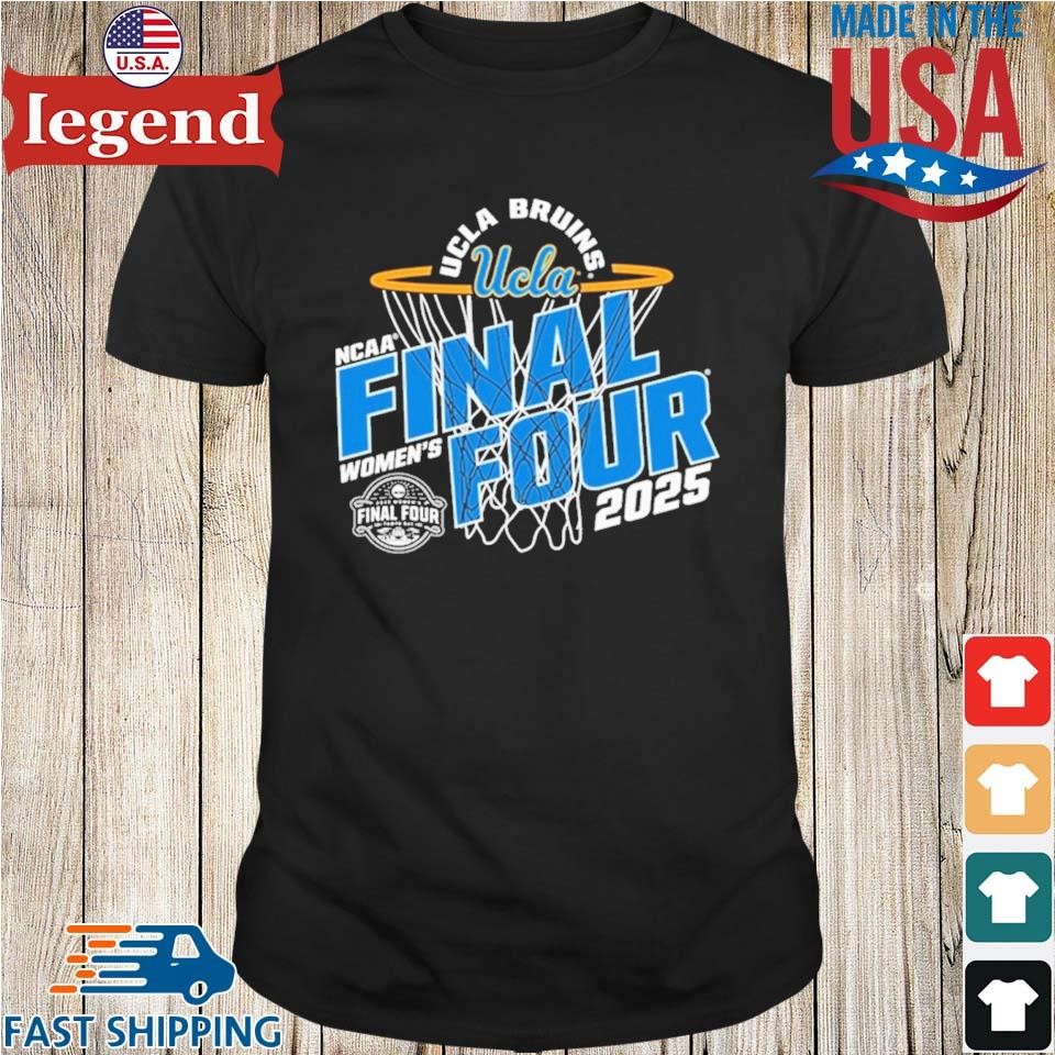 UCLA Bruins 2025 NCAA Women's Basketball Final Four Logo Black Shirt