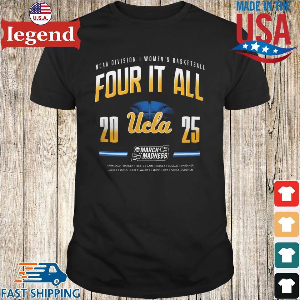 UCLA Bruins Women's Basketball Four It All 2025 Shirt