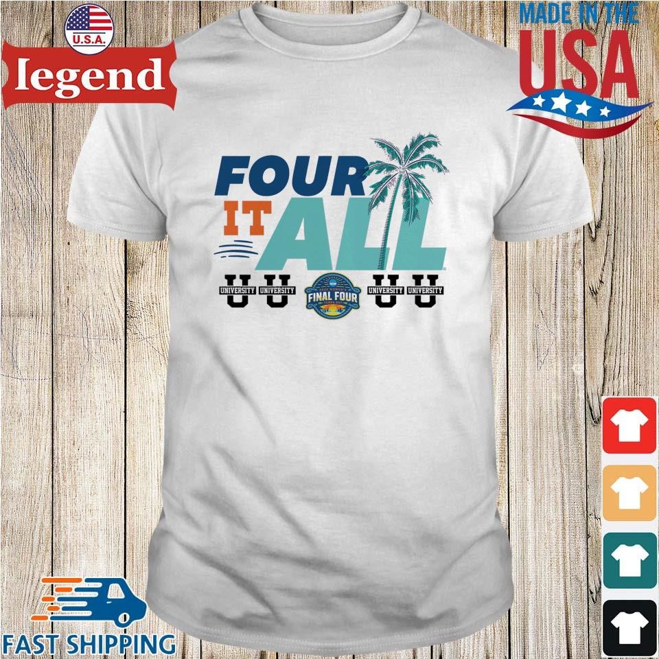 2025 NCAA Women's Basketball Tournament March Madness Final Four Group Four It All Shirt
