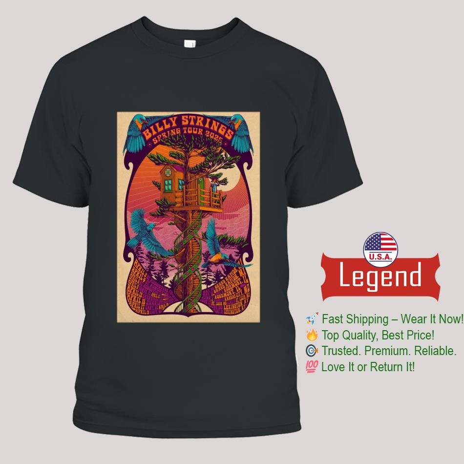 Billy Strings Spring Tour April, May, June 2025 Shirt