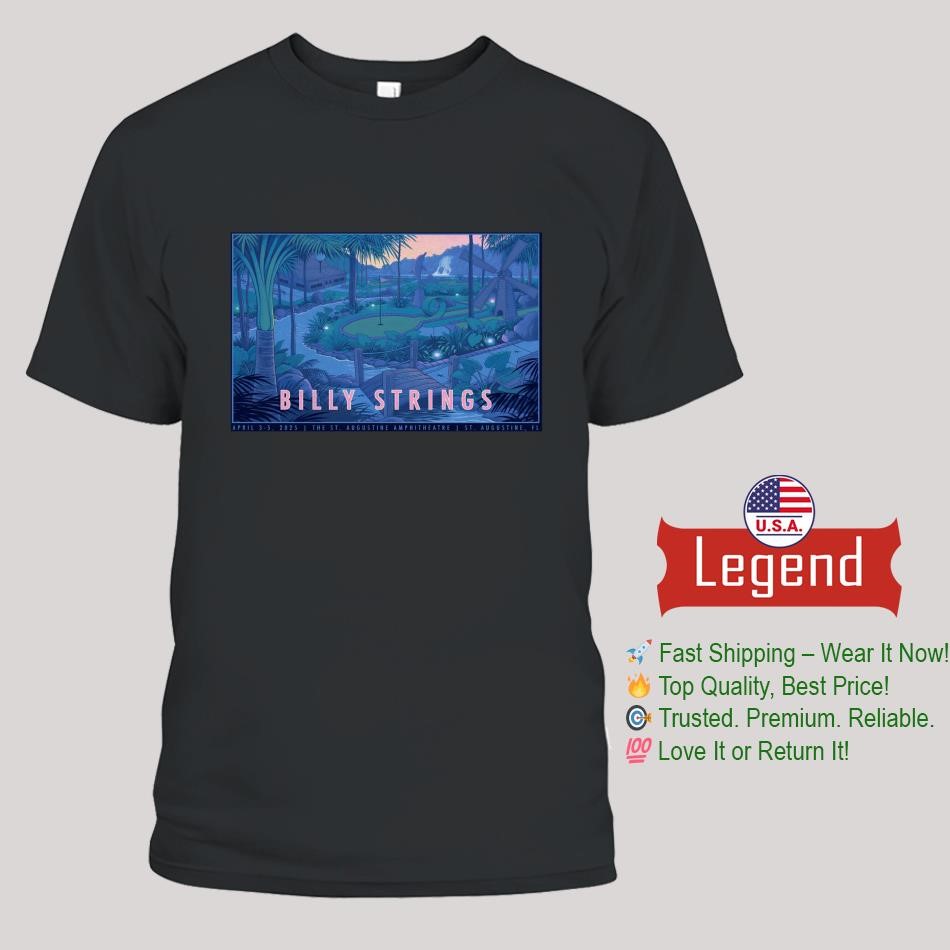 Billy Strings The St. Augustine Amphitheatre, Florida April 3-5, 2025 Shirt