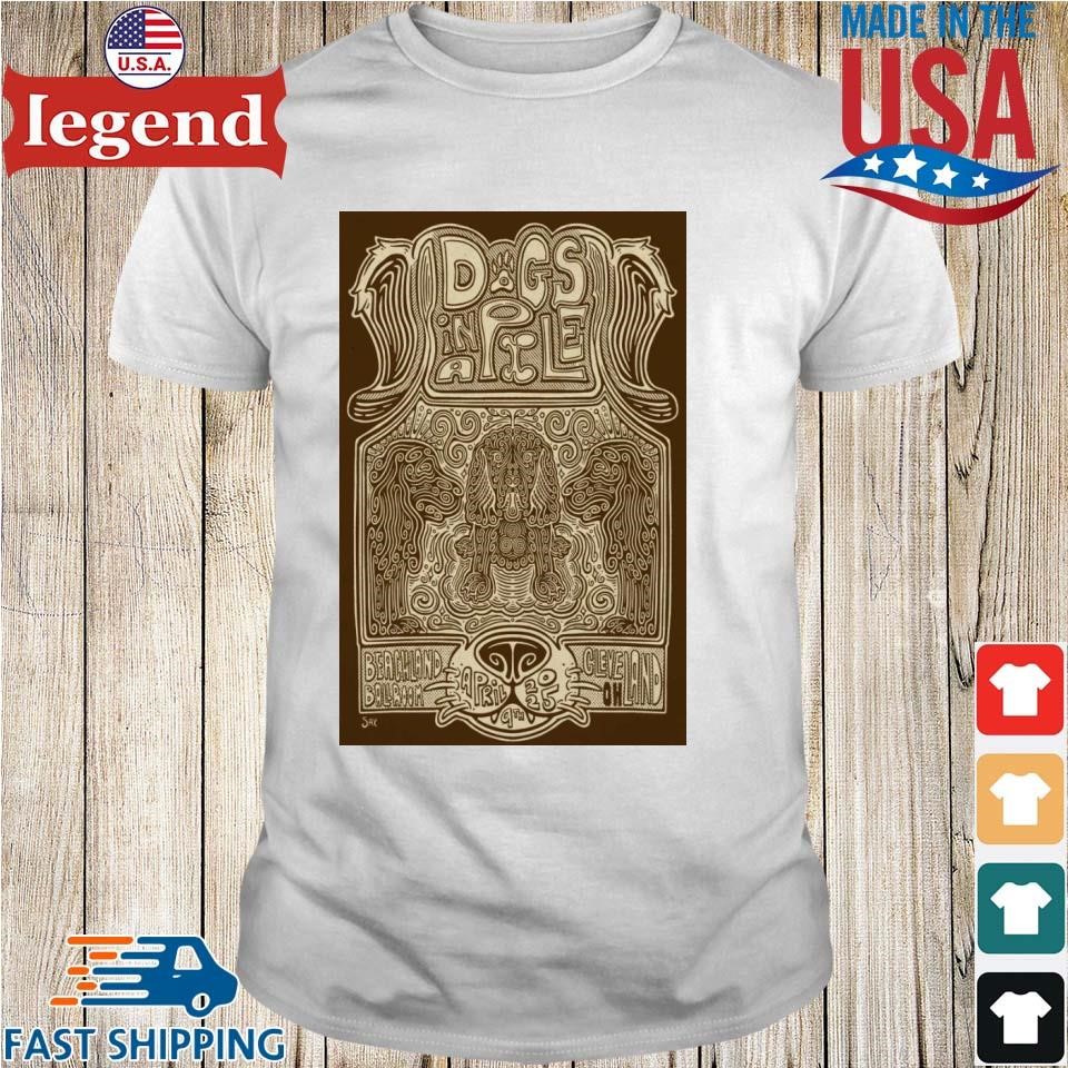 Dogs In A Pile Show April 9 2025 Beachland Ballroom, Cleveland, OH Shirt
