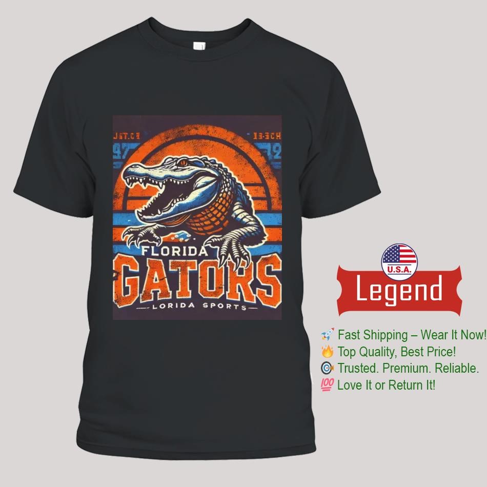 Florida Gators Graphic Mascot Vintage 2025 Shirt