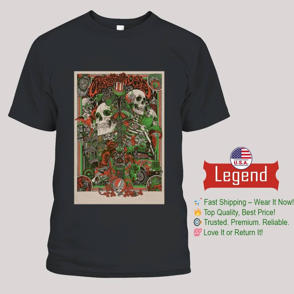 Grateful Dead Tyler Stout Skeletons 2025 Shirt