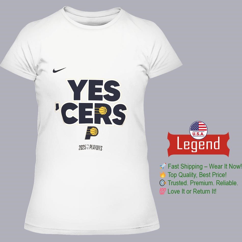 Indiana Pacers 2025 NBA Playoffs On-Court Mantra Lady's T-Shirt