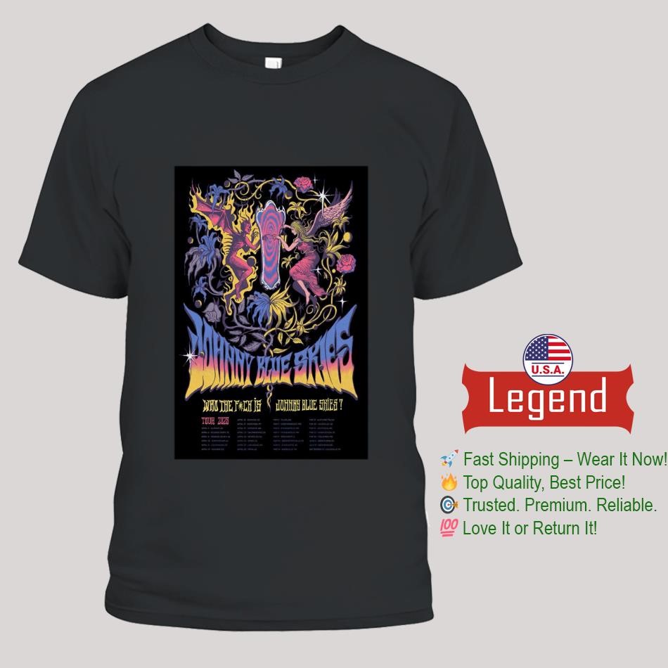 Johnny Blue Skies Tour 2025 Shirt