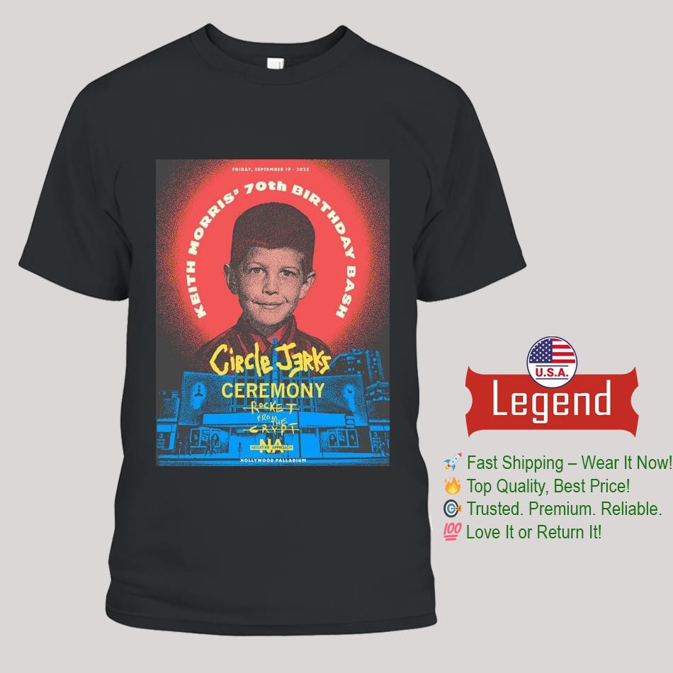 Keith Morris 70th Birthday Bash At Hollywood Palladium On September 19 2025 Shirt