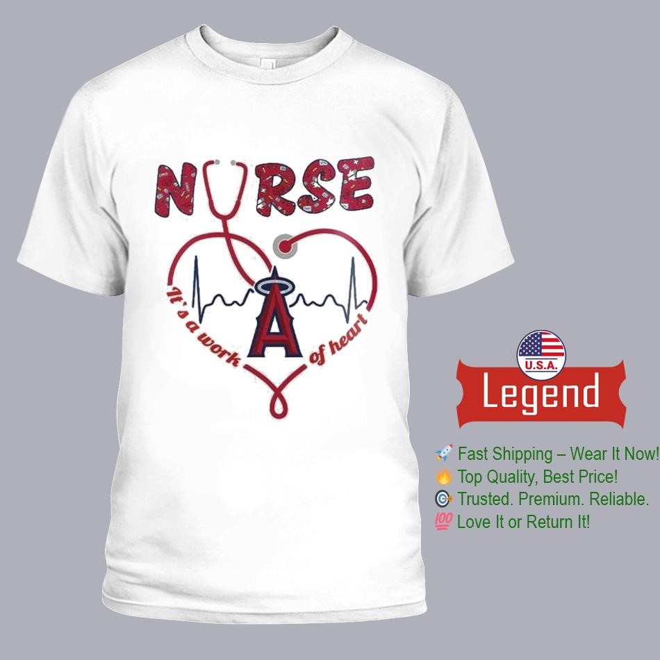 Los Angeles Angels Nurses Appreciation Night 2025 Baseball Shirt
