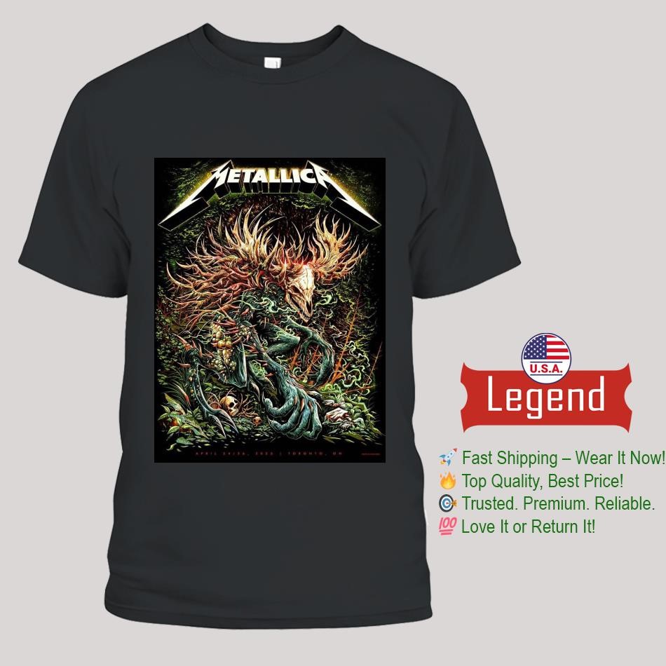 Metallica M72 Toronto 2025 Pop Up In Toronto Ontario Canada At Rogers Centre On April 24 26 2025 Shirt