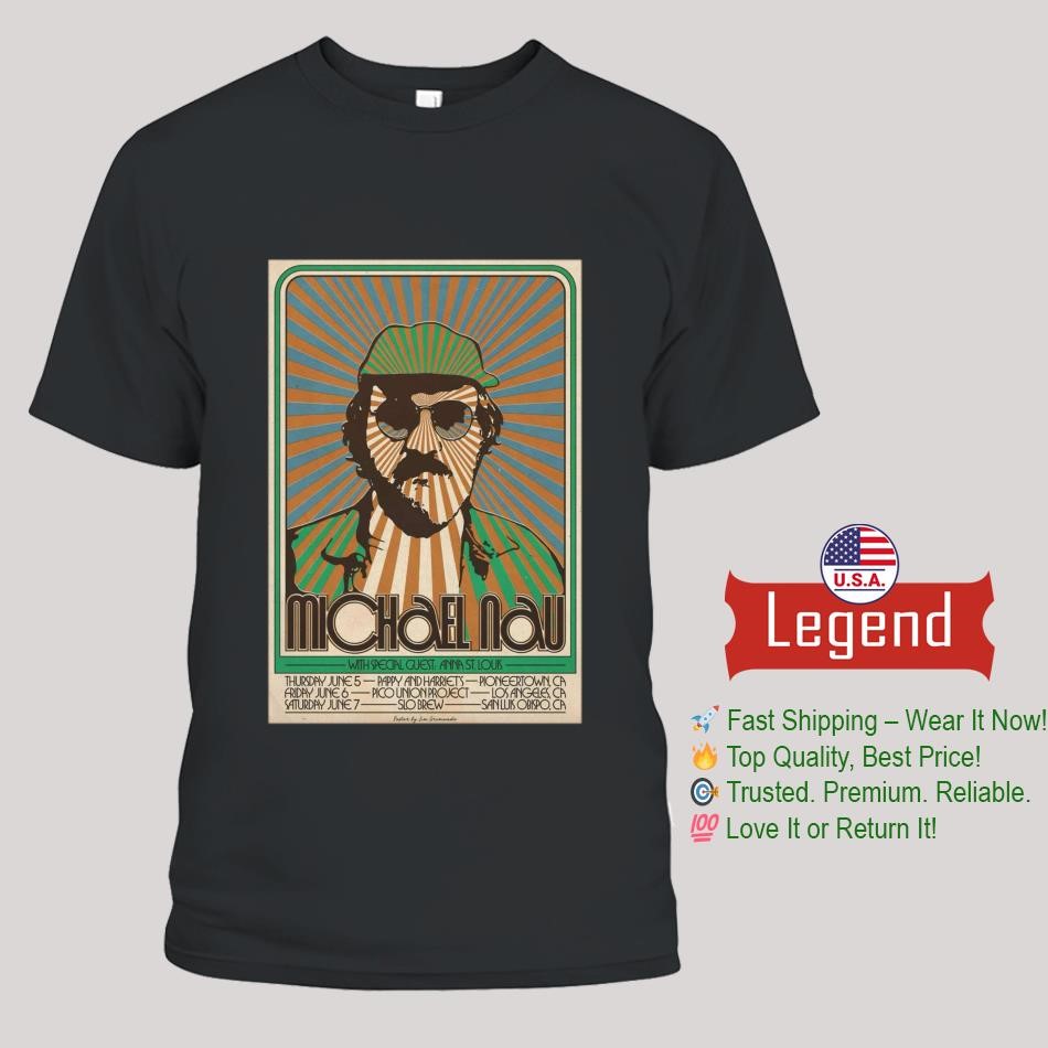 Michael Nau June 7 SLO Brew San Luis Obispo CA Shirt
