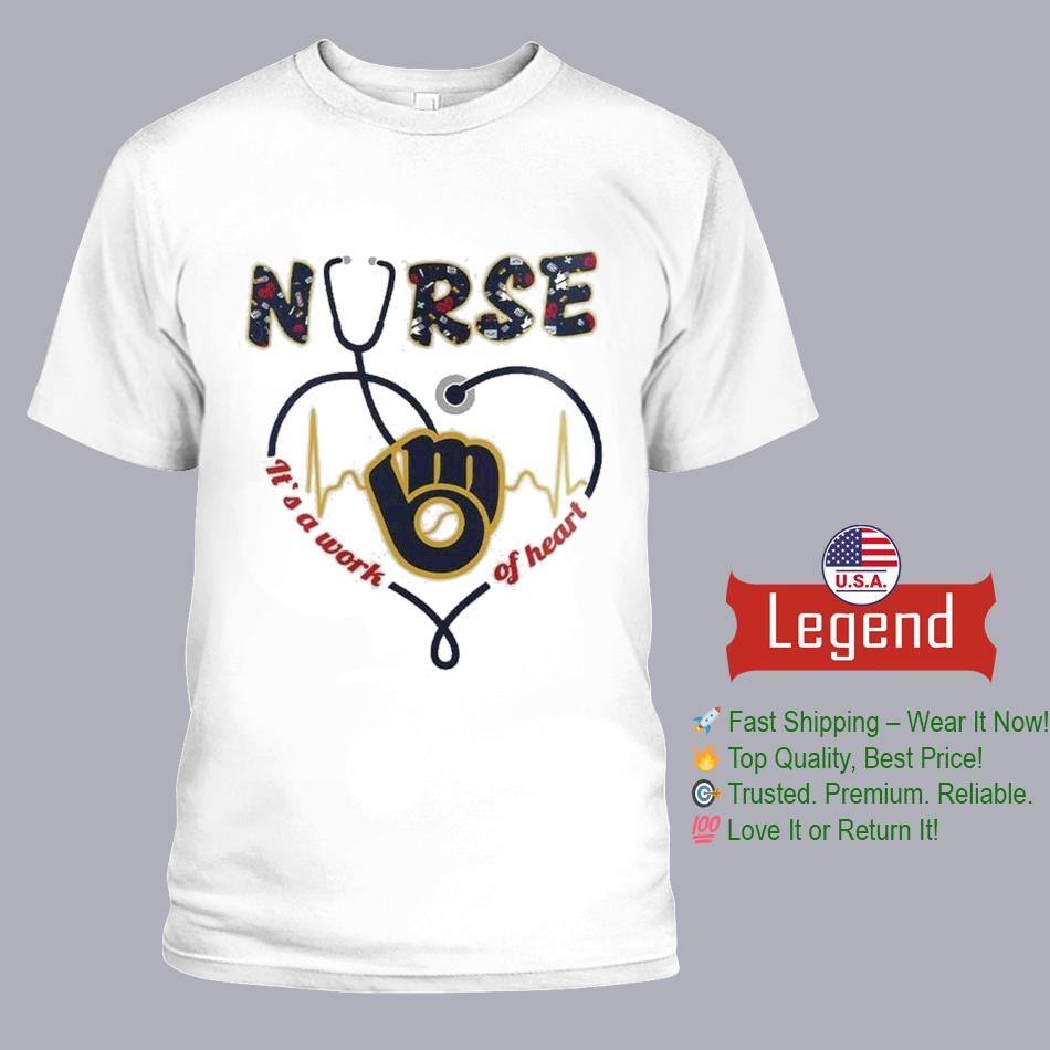 Milwaukee Brewers Nurses Appreciation Night 2025 Baseball Shirt