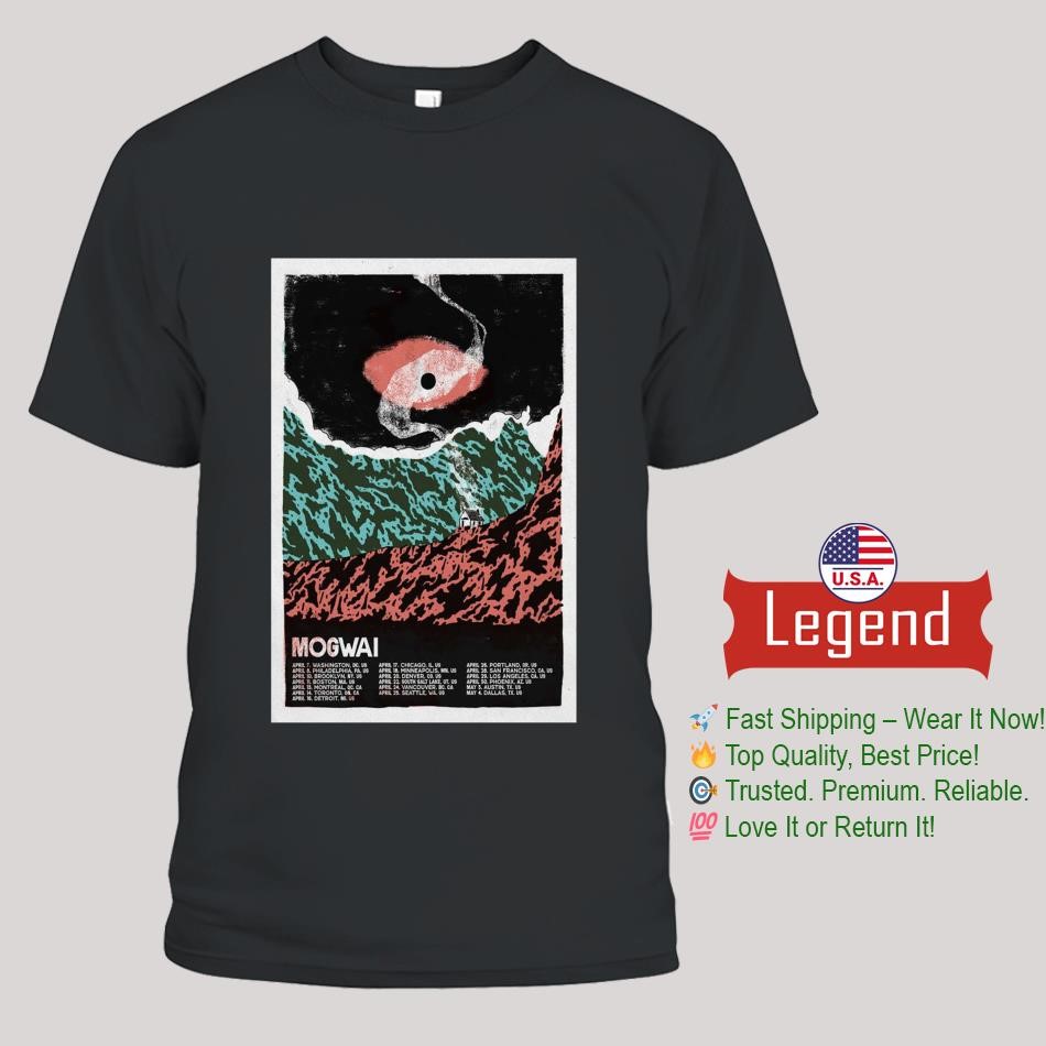 Mogwai April 26, 2025 Roseland Theater, Portland, ORT Shirt