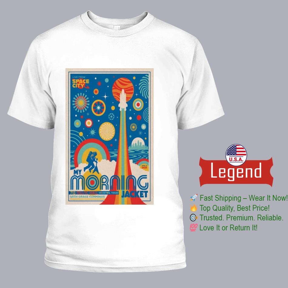 My Morning Jacket 713 Music Hall, Houston, TX April 13 2025 Tour Shirt