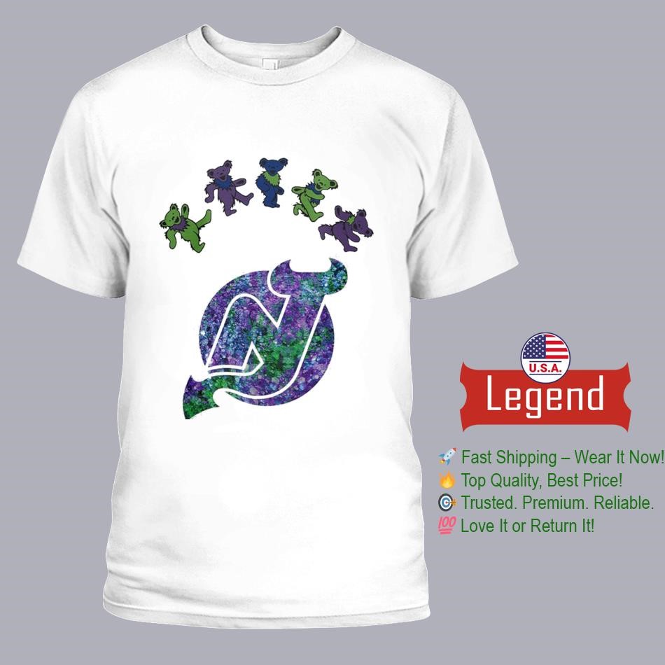 New Jersey Devils x Grateful Dead Night 2025 Hockey Shirt