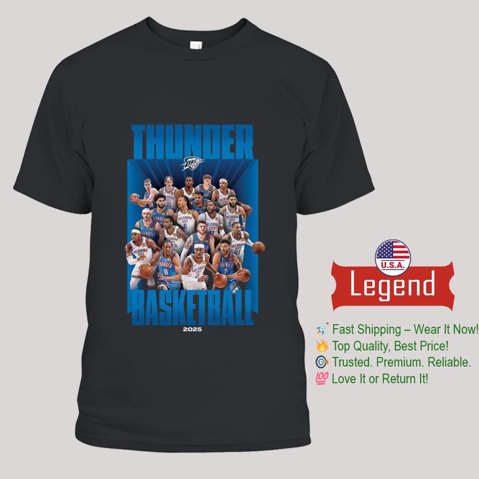 Oakland Thunder 2024-25 Roster Shirt