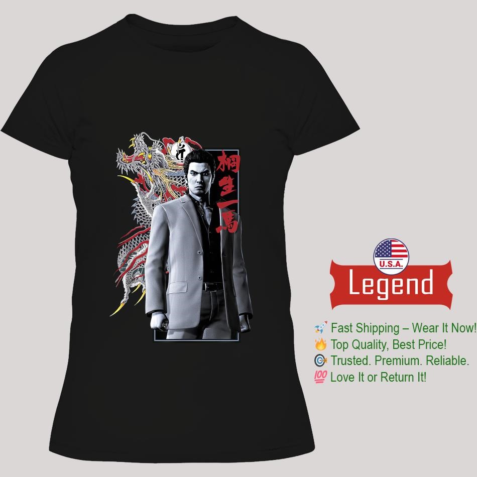 Official Like A Dragon & Yakuza Kazuma Kiryu Lady's T-Shirt