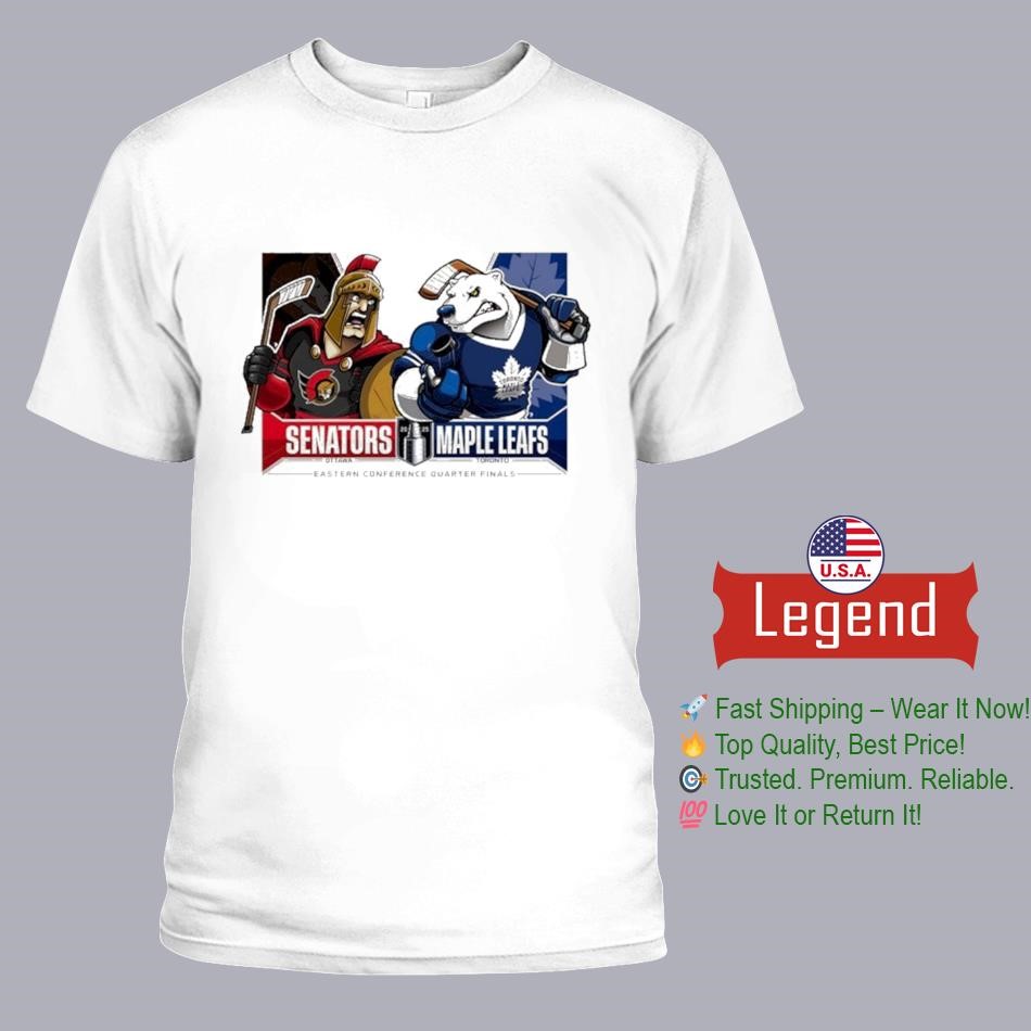Ottawa Senators Vs Toronto Maple Leafs 2025 Eastern Conference Quarter Finals Shirt