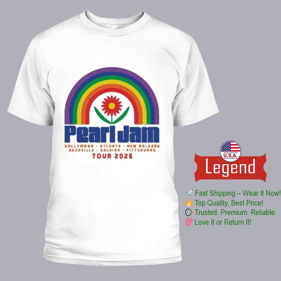 Pearl Jam Tunnel Vision Exclusive Dark Matter Tour 2025 Shirt