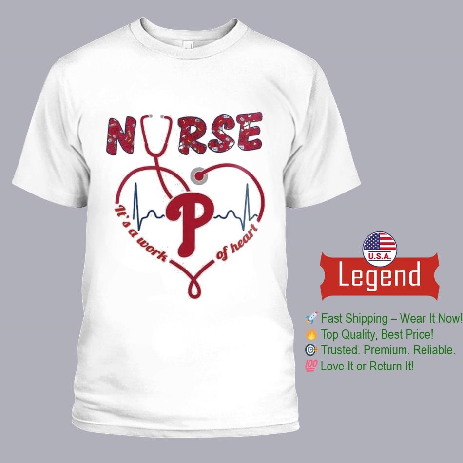 Philadelphia Phillies Nurses Appreciation Night 2025 Baseball Shirt