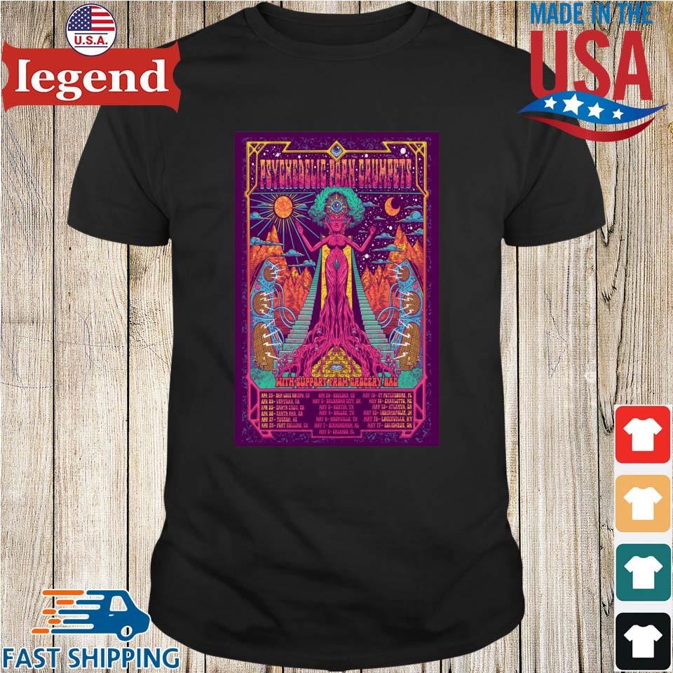 Psychedelic Porn Crumpets April + May 2025 North American Shirt