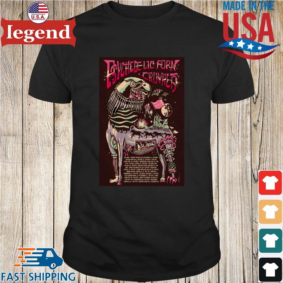 Psychedelic Porn Crumpets Poster North America Tour 2025 Shirt