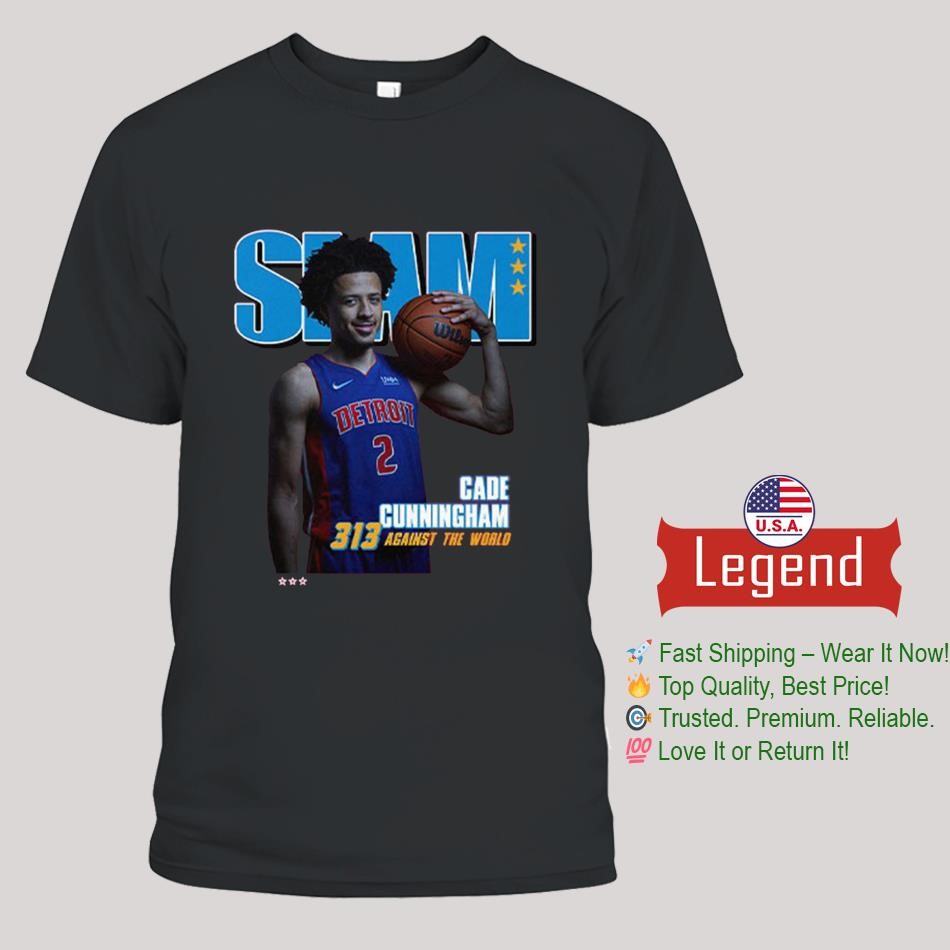 SLAM Cade Cunningham 313 Against The World Shirt