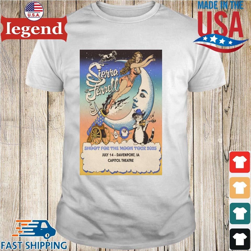 Sierra Ferrell Capitol Theatre In Davenport IA Jul 14 2025 Shirt