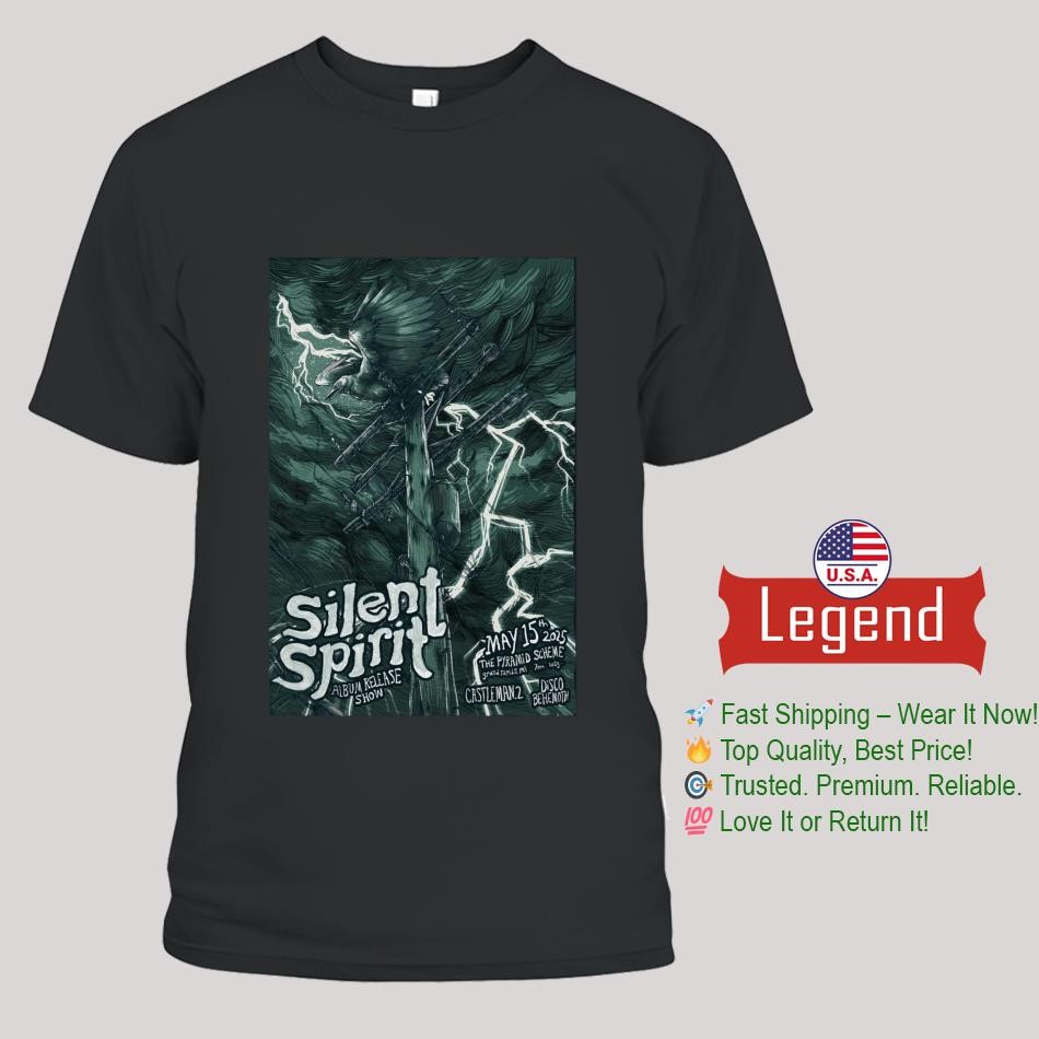 Silent Spirit May 15 2025 The Pyramid Scheme Grand Rapids MI Tour Shirt