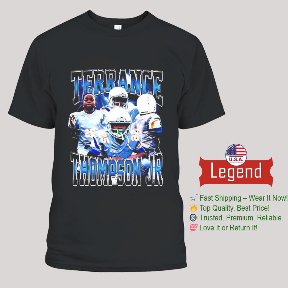 Terrace Thompson Jr Carolina Panthers Player Collage Shirt