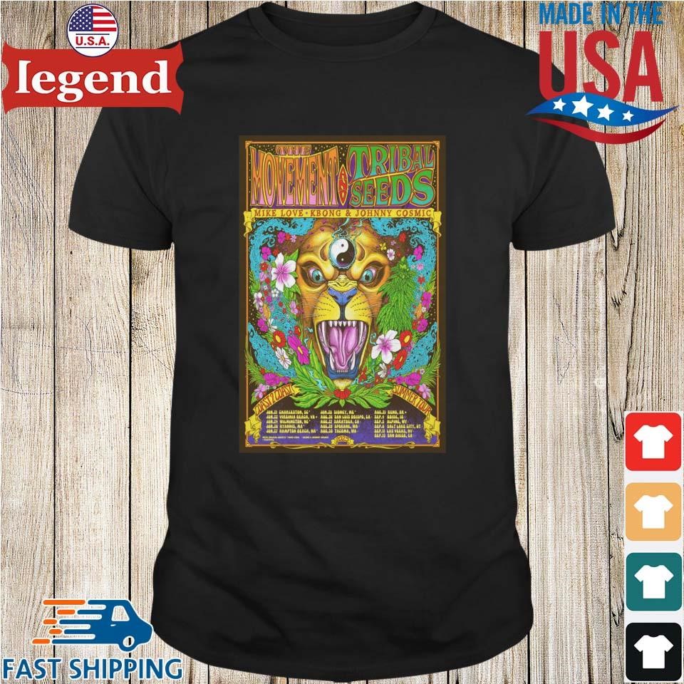 The Movement And Tribal Seeds Coast 2 Coast Summer Tour 2025 Shirt
