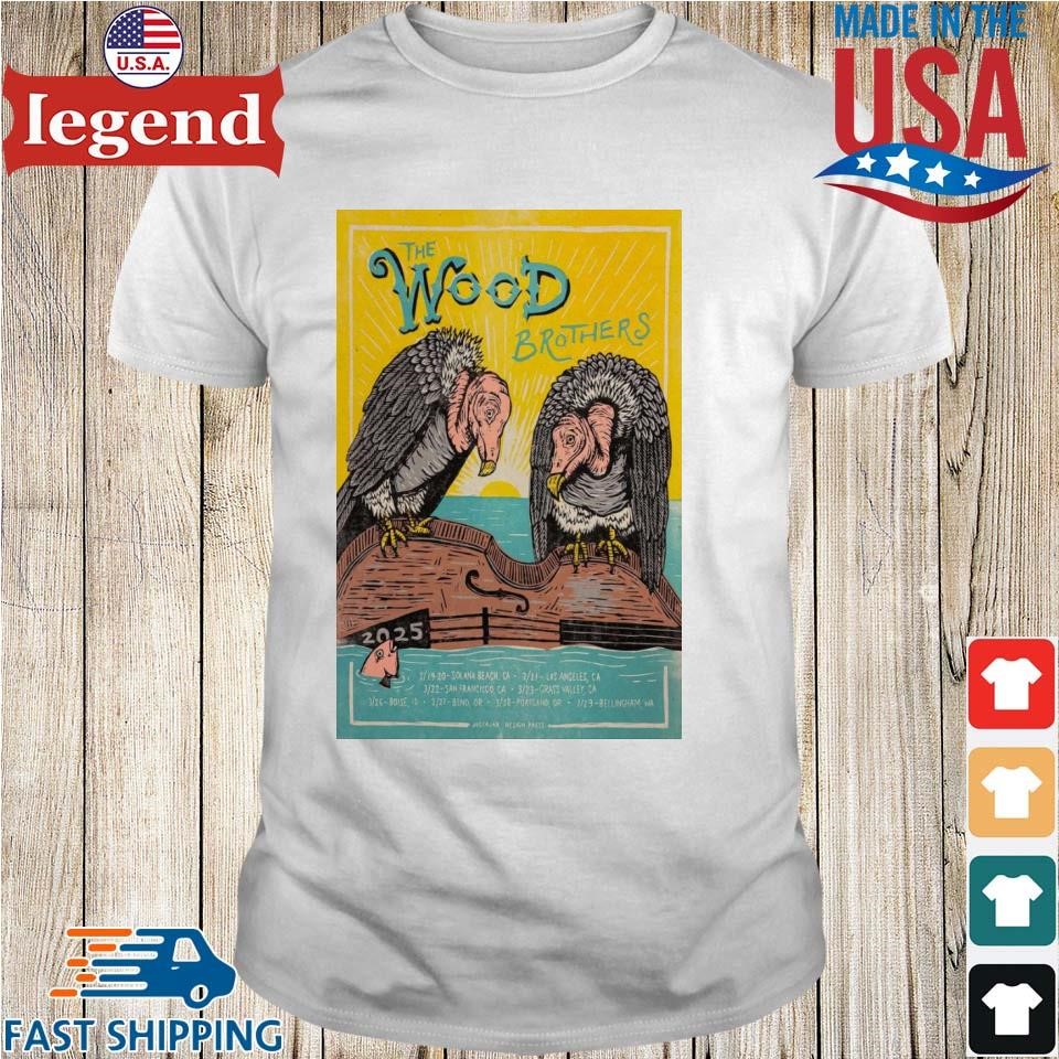 The Wood Brothers Bellingham, WA March 29 2025 Shirt