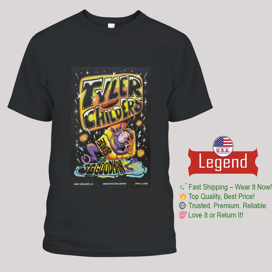 Tyler Childers New Orleans, LA April 3, 2025 Shirt