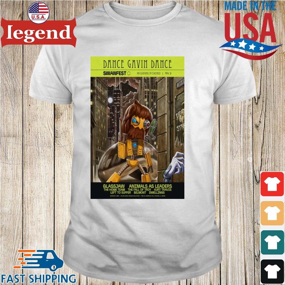 Dance Gavin Dance Chicago May 3 2025 Shirt
