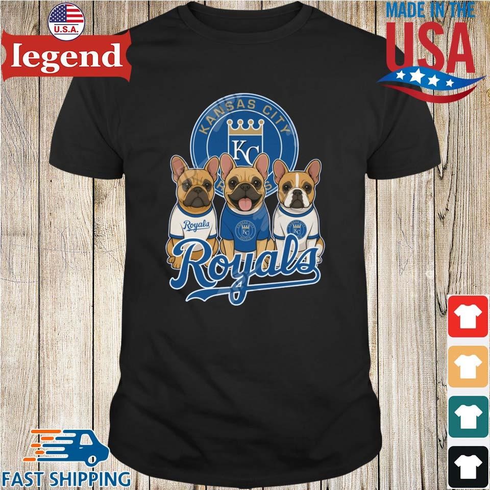 Kansas City Royals French Bulldogs 2025 Shirt
