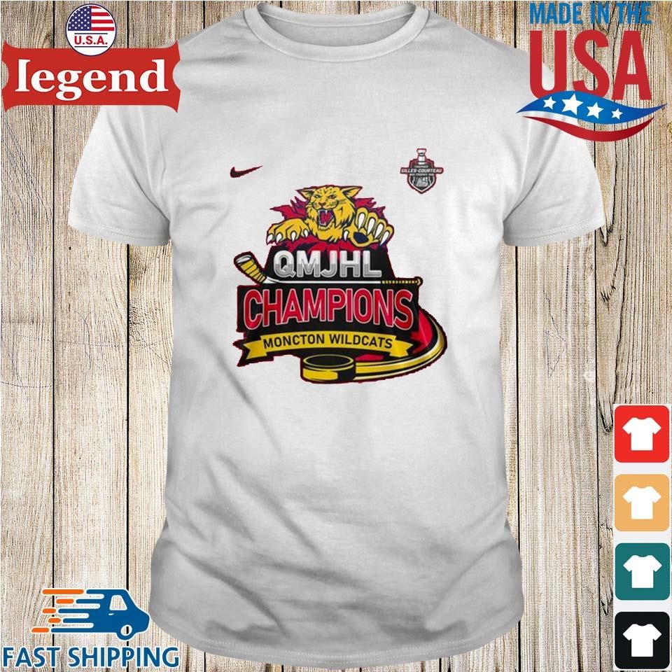 Moncton Wildcats Champions 2025 Winners Shirt