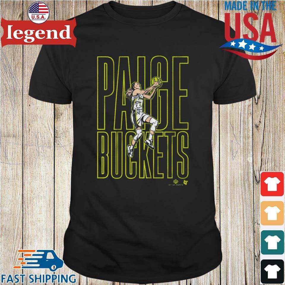 Paige Bueckers Buckets Action Dallas Shirt