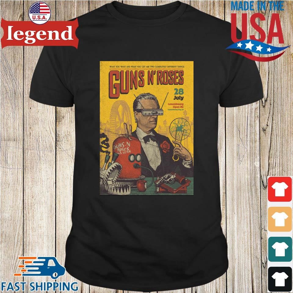 GUNS N' ROSES 来日 2025 logo Tシャツ XXL Vintage Cross 2025 T-Shirt - Guns N' Roses