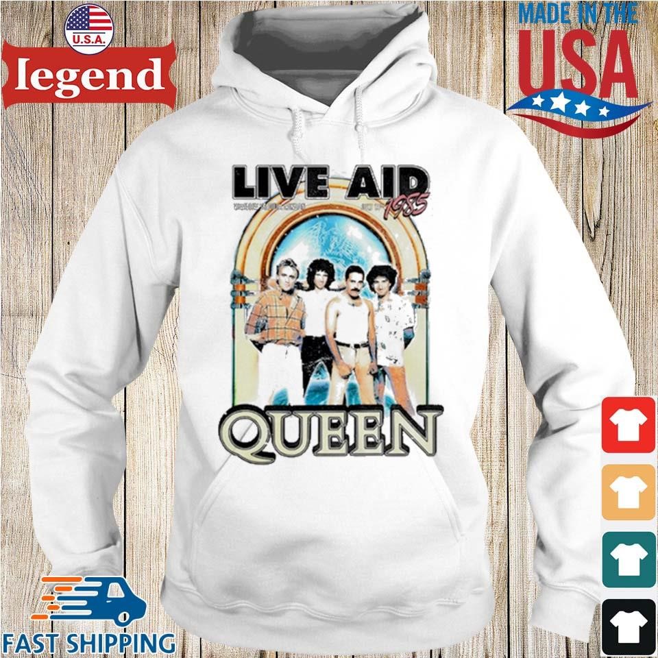 Live Aid Queen 1985 T-shirt,Sweater, Hoodie, And Long