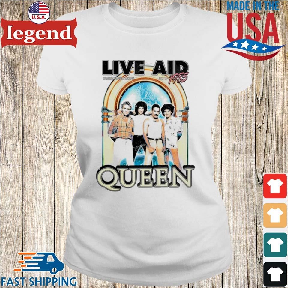 Live Aid Queen 1985 T-shirt,Sweater, Hoodie, And Long