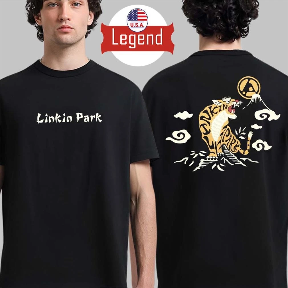 LINKIN PARK × Peace and after コラボTシャツ　XL Linkin Park x Peace And After Japan Hologram Sakura T-Shirt
