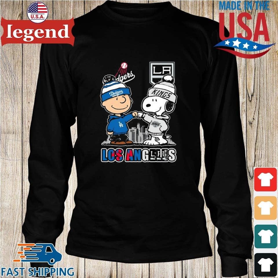 Charlie Brown Los Angeles Dodgers X Snoopy Los Angeles Kings