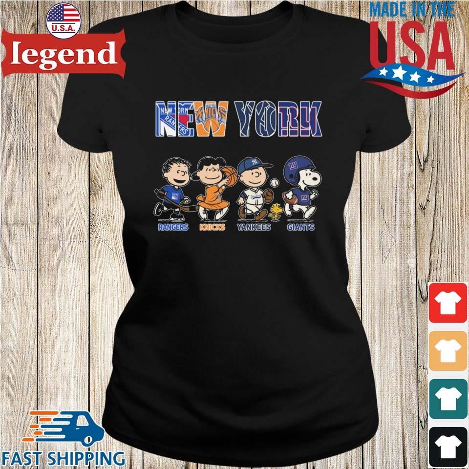 Snoopy And Friends X New York City Sports Rangers Knicks